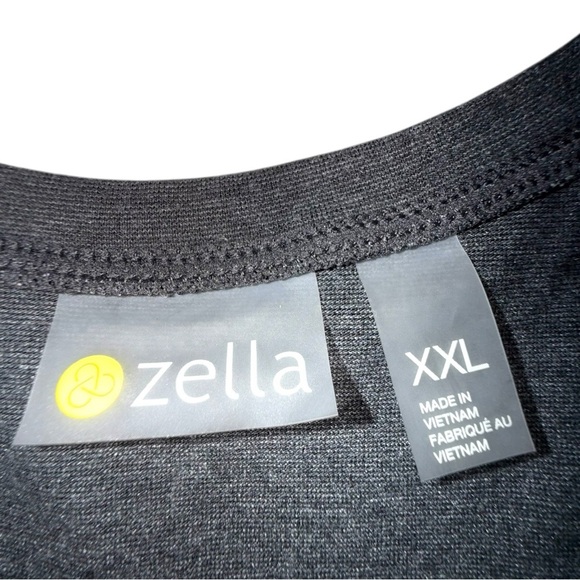 ZELLA Gwen Ponte Knit Tank Dress - Grey Dark Heather XXL - Picture 7 of 12